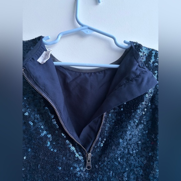 GAP Kids Girls 3 Piece Bundle Sequin Dress, Pink Skirt, Gray Cardigain - Picture 5 of 16